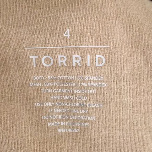 TORRID ONE SHOULDER MESH FOXY CAMI Black NWT - Picture 5 of 5